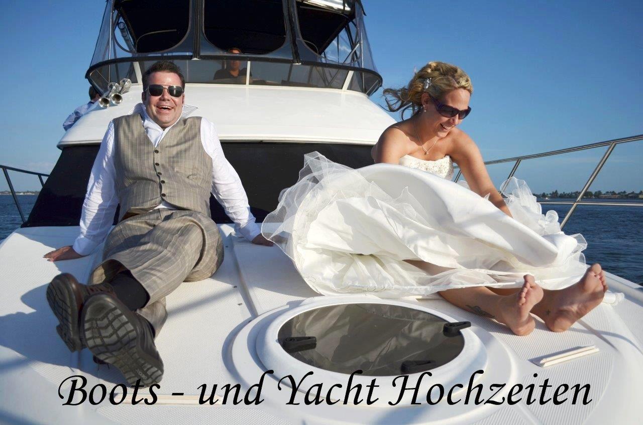 Brautpaar Yacht