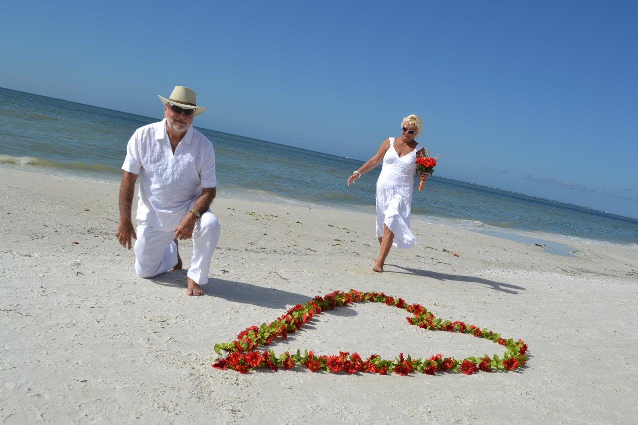Brautpaar Strandhochzeit Florida