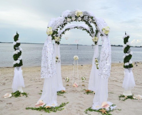 Florida Strand Hochzeitsdeko