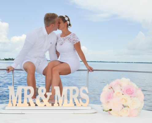 Heiraten auf dem Boot in Florida