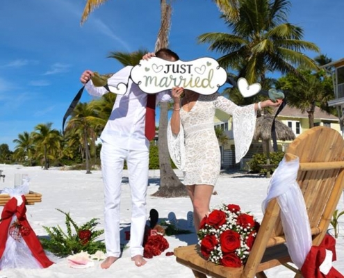 Tiki ob the Beach Florida Wedding